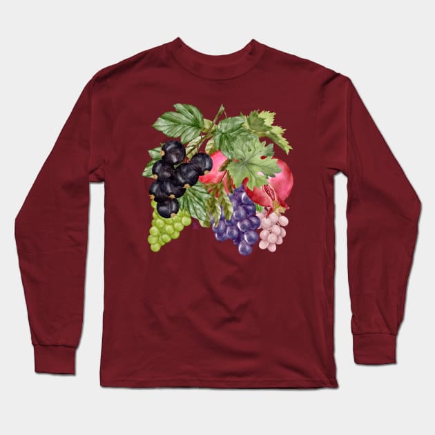 Fruits and joy Long Sleeve T-Shirt by Viper Unconvetional Concept